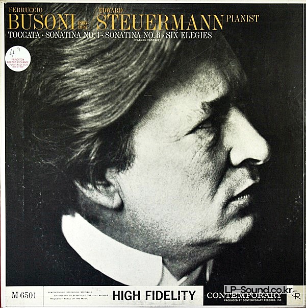 STEUERMANN: BUSONI TOCCATA, 2 SONATINAS + 6 ELEGIES: RECORDS S 8501