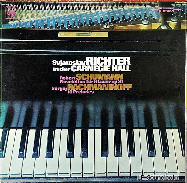 SJVATOSLAV RICHTER - AT CARNEGIE HALL -  - CBS STEREO S72450