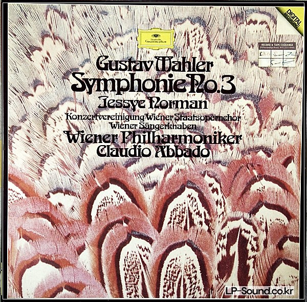 MAHLER - SYMPHONIE NO. 3 - NORMAN - ABBADO -DG 2741 010 2LP BOX