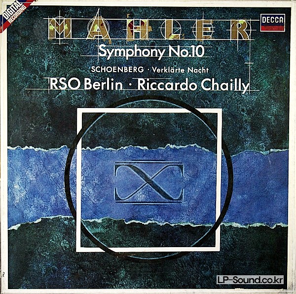 MAHLER SYMPHONY 10 CHAILLY RSO BERLIN DECCA DIGITAL 2 LP BOX