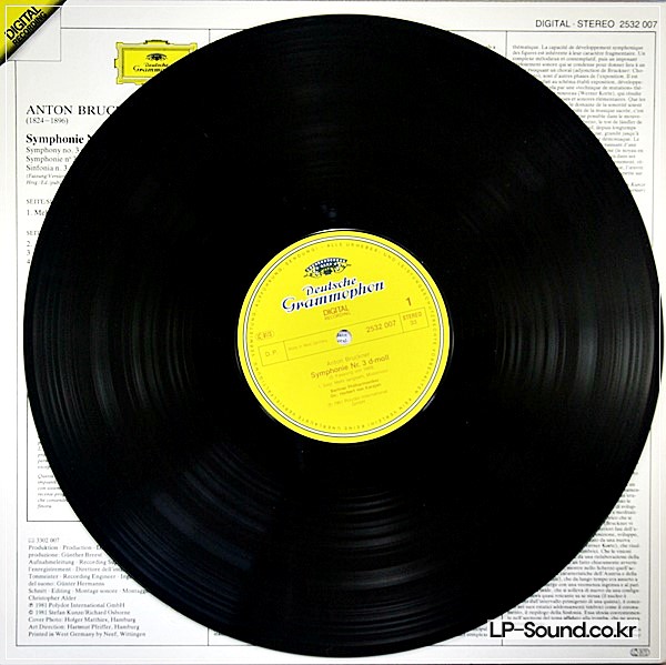 BRUCKNER - SYMPHONY NO. 3 BPO & KARAJAN DG 2532 007