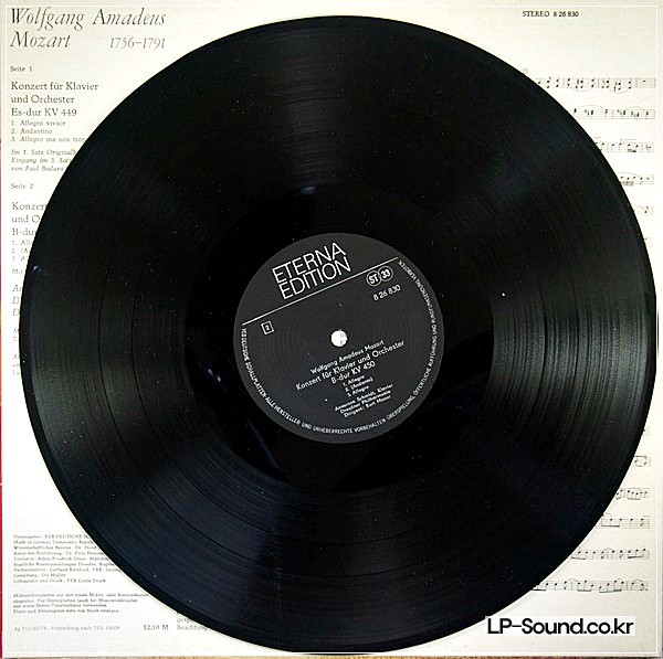 MOZART PIANO CONCERTOS K.449 & 450 ANNEROSE SCHMIDT MASUR ETERNA 826830