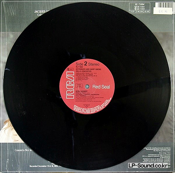 OFFENBACH & SAINT-SAENS CELLO CONCERTO OFRA HARNOY  RL 71004