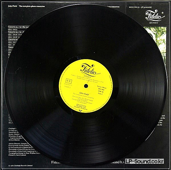 JOHN FIELD COMPLETE PIANO CONCERTOS 4LP BOX