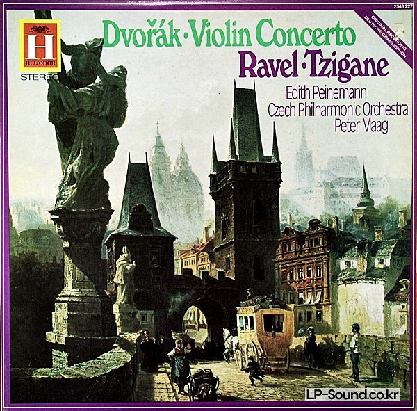 DVORAK VIOLIN CONCERTO RAVEL TZIGANE PEINEMANN MAAG NM HELIODOR  2548 227