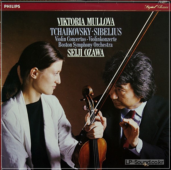 TCHAIKOVSKY SIBELIUS VIOLIN  MULLOVA OZAWA  PHILIPS DIGITAL 416 821-