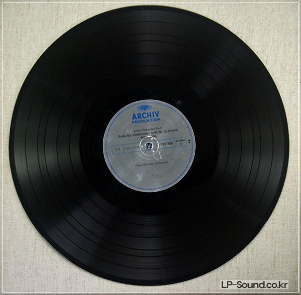 BACH THE SOLO CELLO SUITESPIERRE FOURNIER  ARCHIV 198 356-58