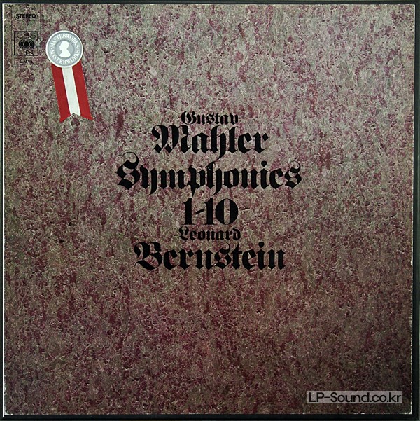 MAHLER SYMPHONIES 1-10 BERNSTEIN 15-LP-BOX CBS