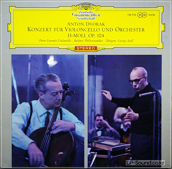 ANTON DVORAK CONCERTO FOR CELLO PIERRE FOURNIER – 138 755 SLPM RED STREO