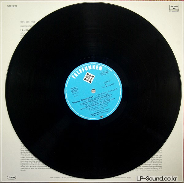 JöRG BAUMANN,KLAUS STOLL–VIRTUOSE KAMMERMUSIK/ VIRTUOSO CHAMBER MUSIC/