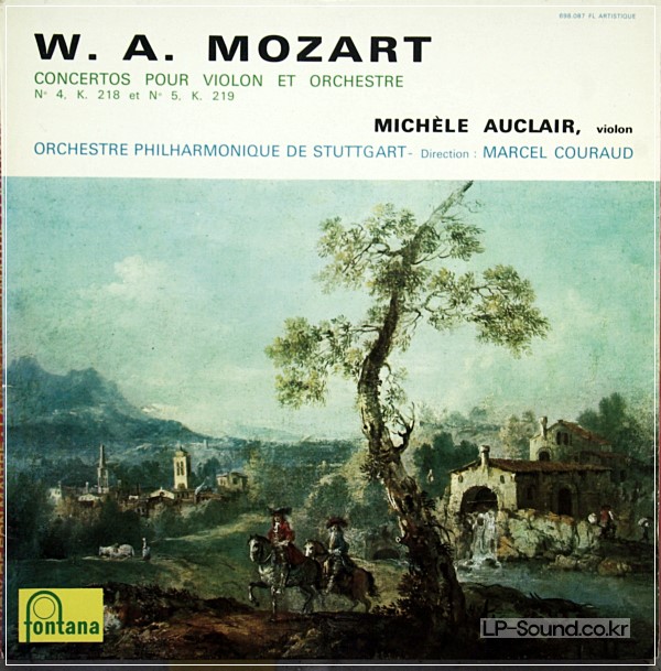 MOZART: VIOLIN CONCERTO NOS. 4 & 5 - MICHELE AUCLAIR 898 087
