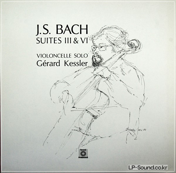 GERARD KESSLER LP BACH CELLO SUITE 3 & 6 RARE SWISS