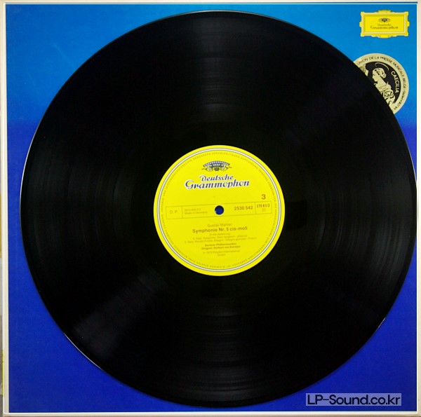 MAHLER SYMPHONY NO.5 KARAJAN  KINDERTOTENLIEDER DGG 2LPS