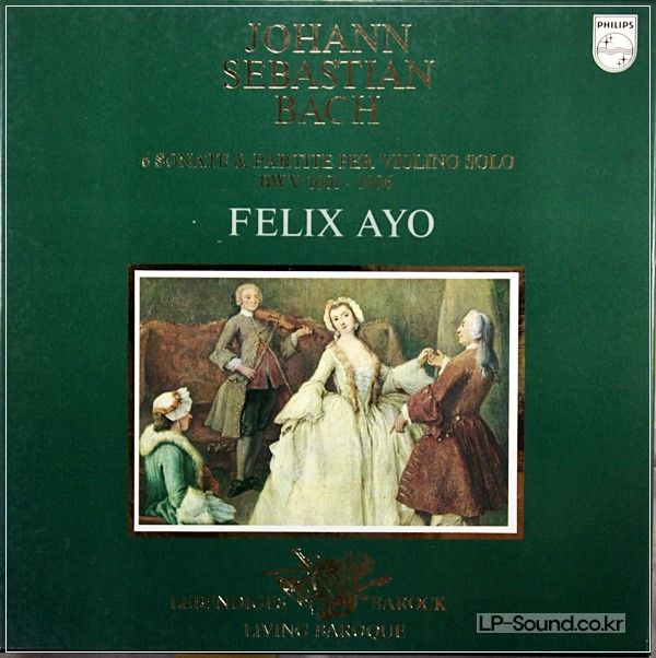 BACH - AYO - SONATAS & PARTITAS FOR SOLO VIOLIN –PHILIPS 2LP