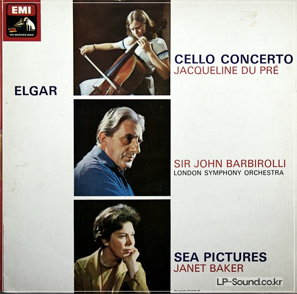 ELGAR CELLO CONCERTO DU PRE  ASD 655