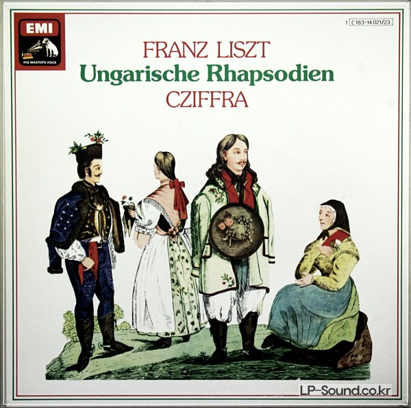 GEORGES CZIFFRA LISZT RAPSODIES HONGROISES COMPLETE 3LP