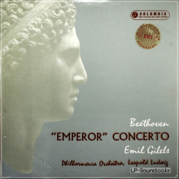 BEETHOVEN: 'EMPEROR' CONCERTO - EMIL GILELS **COLUMBIA SAX 2252 ED2