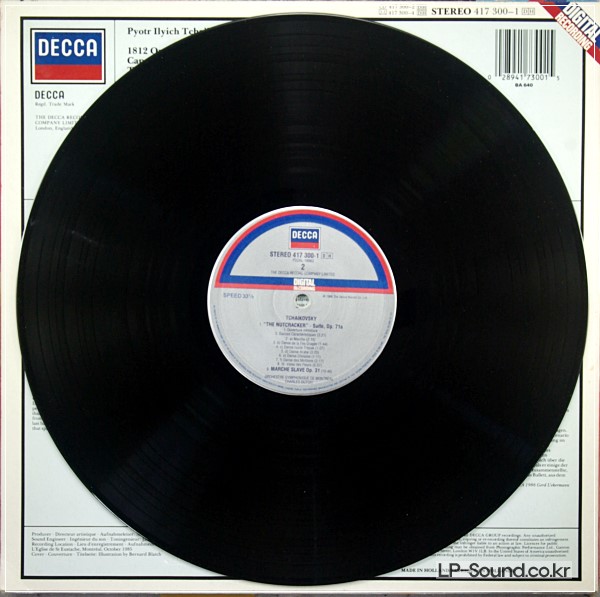 TCHAIKOVSKY 1812 OVERTURE, CAPRICCIO ITALIEN, NUTCRACKER SUITE, MARCHE SLAVE