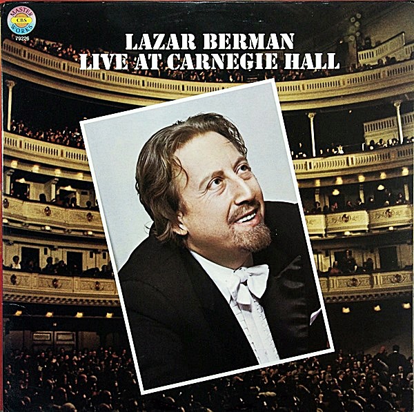 LAZAR BERMAN LIVE AT CARNEGIE HALL CBS MW 2M35903 PROMO AUDIOPHILE