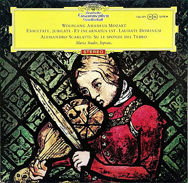 MOZART MARIA STADER - FRICSAY - RICHTER - DGG RED STEREO SLPEM 136 291
