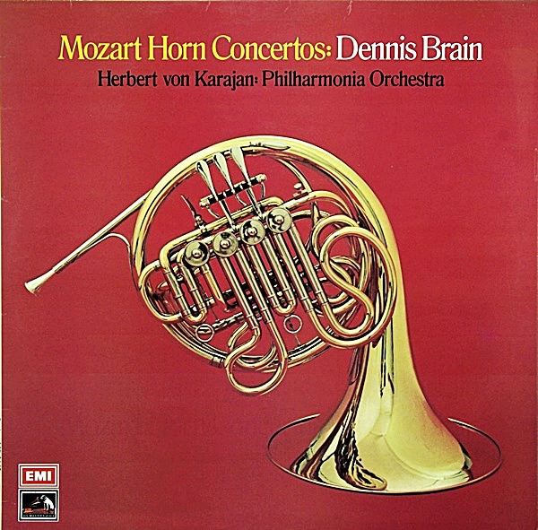 MOZART HORN CONCERTOS DENNIS BRAIN KARAJAN PHILHARMONIA ASD 1140