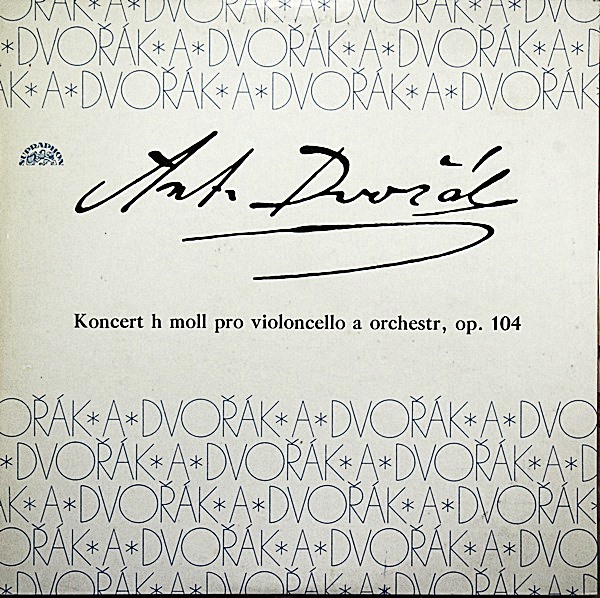 DVORAK CELLO CONCERTO JOSEF CHUCHRO  SUPRAPHON STEREO SV 8269G