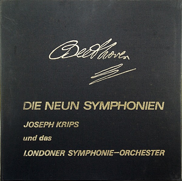 BEETHOVEN - DIE NEUN SYMPHONIEN / KRIPS 7 LP-BOX