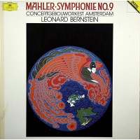MAHLER SYMPHONY NO. 9 / LEONARD BERNSTEIN DG STEREO 419 209/210-1 2LP