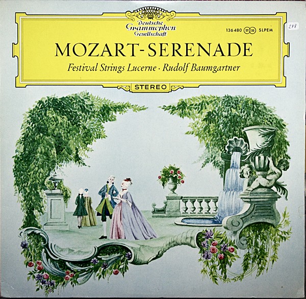 MOZART SERENADE – BAUMGARTNER DGG LP 136 480 SLPEM