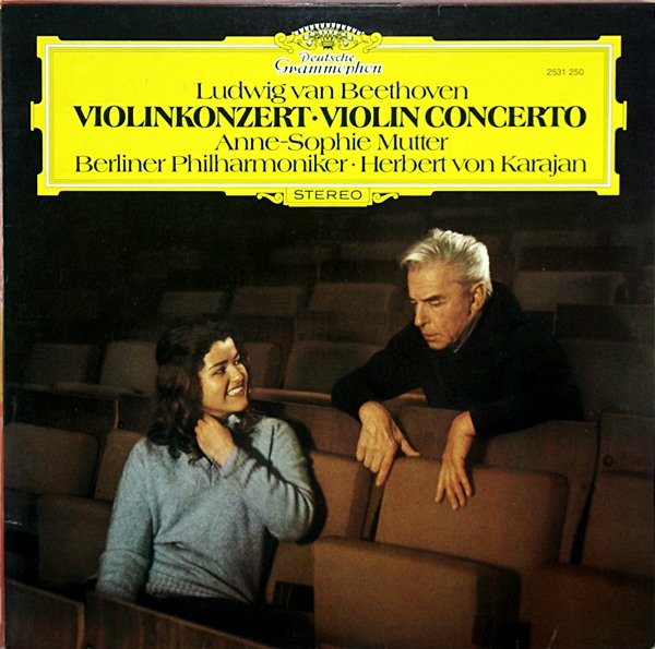 BEETHOVEN - VIOLIN CONCERTO MUTTER / KARAJAN BPO DG 2531 250