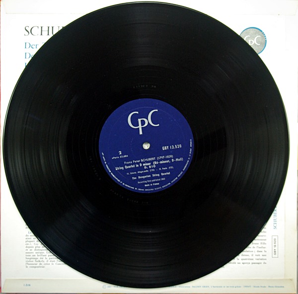 SCHUBERT DER TOD UND DAS MADCHEN CPC GBY 12.520
