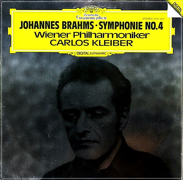 BRAHMS SYMPHONY 4 CARLOS KLEIBER 1981 DG DIG. 2532 003