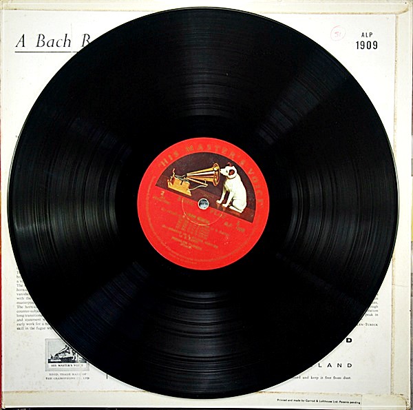 MUSIC BY J. S. BACH - ROSALYN TURECK  ALP 1909
