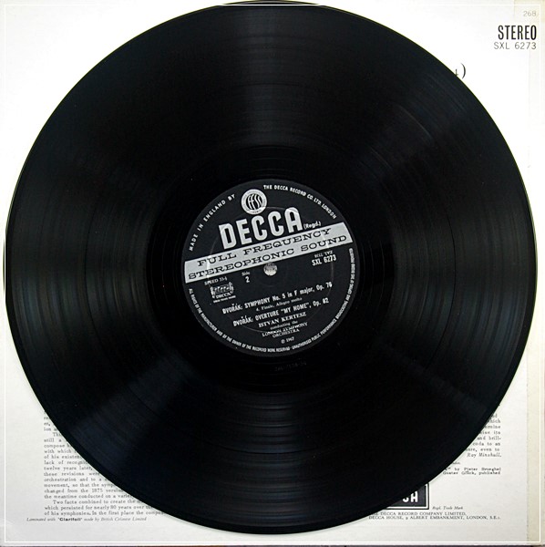 DVORAK SYMPHONY NO.5 KERTESZ DECCA WB DG SXL 6273