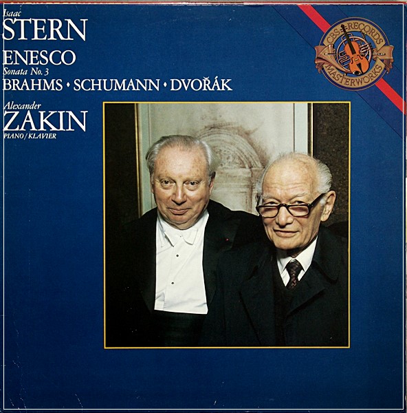 ENESCO SONATA NO. 3 - ISAAC STERN & ALEXANDER ZAKIN LP 33T CBS
