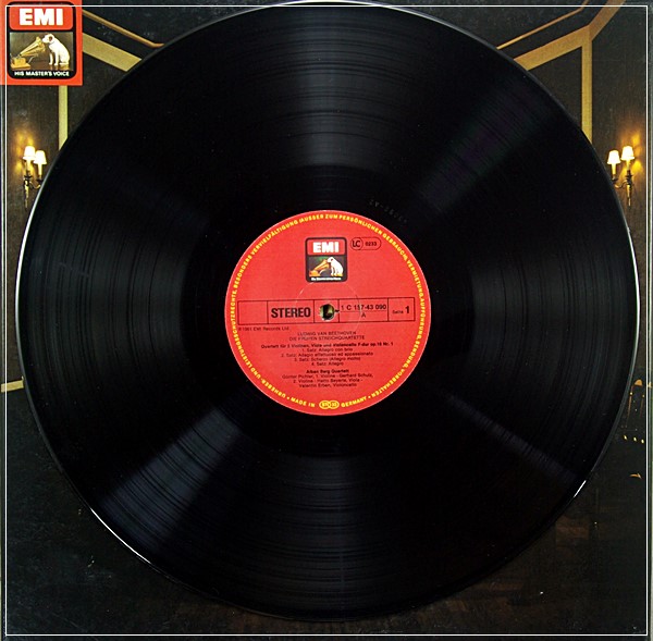 BEETHOVEN/DIE MITTLEREN STREICHQUARTETTE/ALBAN BERG QUAR3 LP BOX
