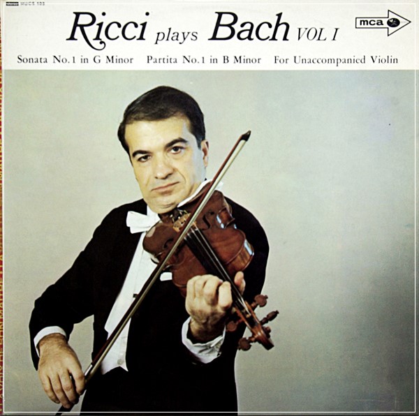 BACH SONATA & PARTITA – RICCI VOL.1 MCA MUCS  103