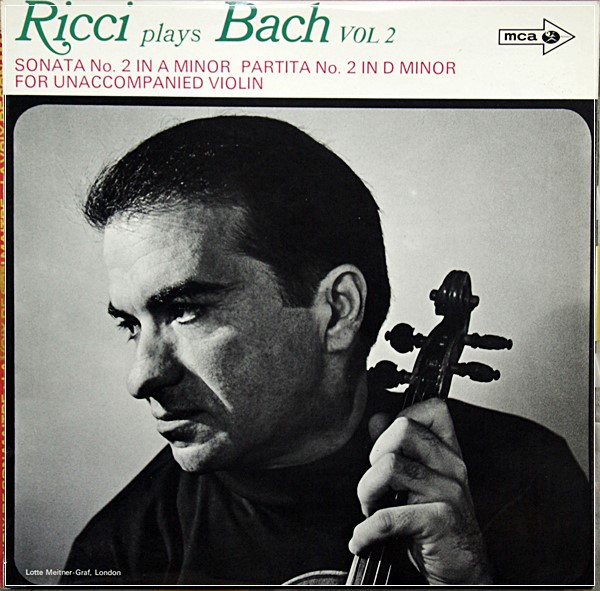 BACH SONATA & PARTITA – RICCI VOL2 MCA MUCS  119