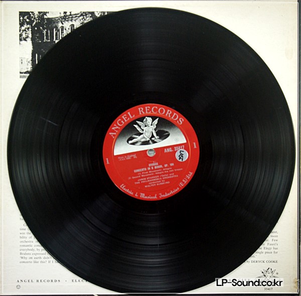 DVORAK CELLO CONCERTO / FAURE ELEGIE - JANOS STARKER  ANGEL 35417