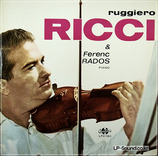 RUGGIERO RICCI/FERENC RADOS DOHNANYI/STRAUSS SONATAS LP QUALITON LPX 1165
