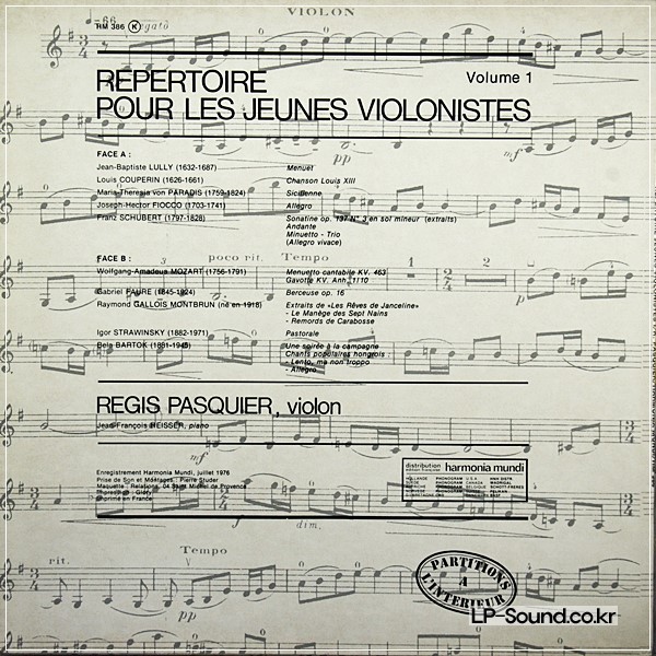 REPERTOIRE POUR LES JEUNES VIOLONISTES VOL.2