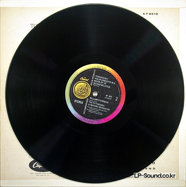 TCHAIKOVSKY VIOLIN CTO* STEINBERG MILSTEIN CAPITOL SP 8512