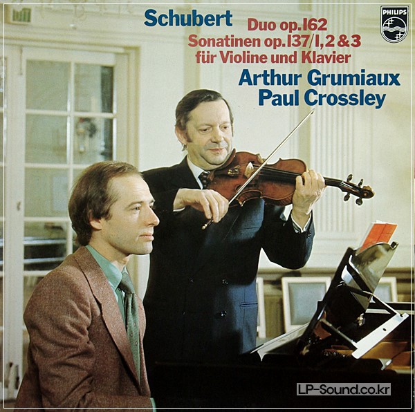 SCHUBERT: SONATAS FOR VIOLIN & PIANO GRUMIAUX / CROSSLEY PHILIPS 9500 394