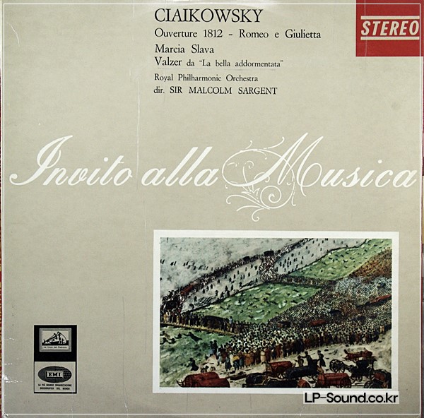 TCHAIKOVSKY 1812 ROMEO AND JULIET SARGENT HMV SQIM 6311 STEREO ED1