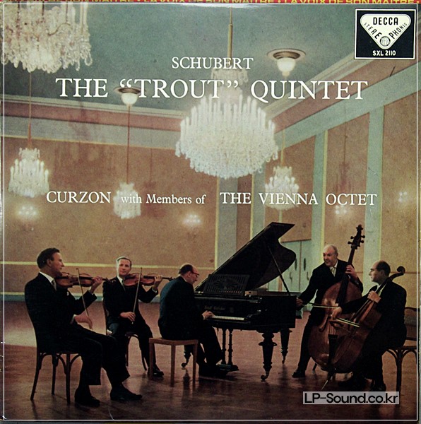 SCHUBERT: 'TROUT' QUINTET - VIENNA OCTET / CURZON **DECCA SXL 2110