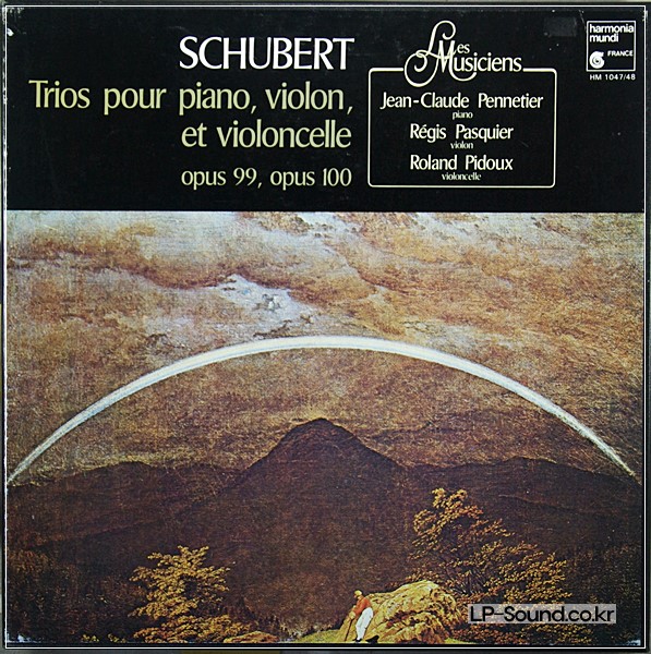 SCHUBERT TRIOS POUR PIANO, VIOLON, ET VIOLONCELLE HM 1047-8 2LP