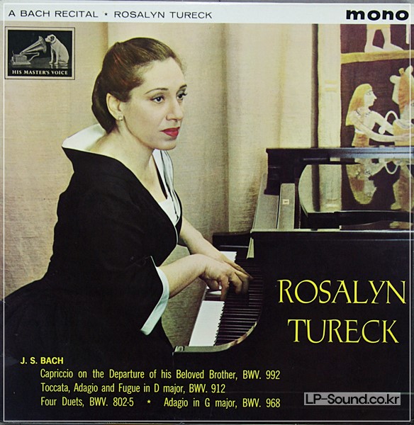 MUSIC BY J. S. BACH - ROSALYN TURECK ALP 1909