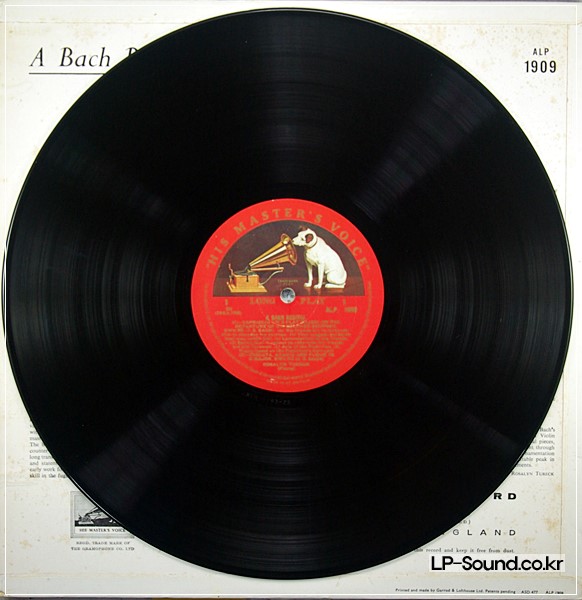 MUSIC BY J. S. BACH - ROSALYN TURECK ALP 1909