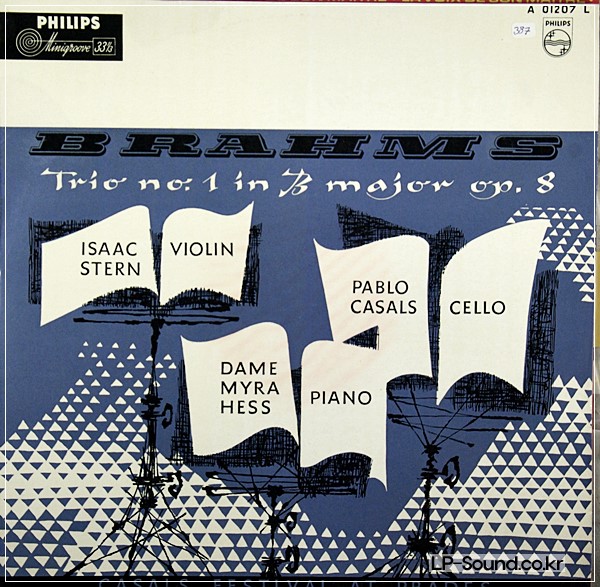 BRAHMS ( PABLO CASALS - MYRA HESS - ISAAC STERN) KLAVIERTRIO H-DUR OP. 8