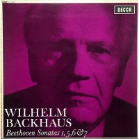 WILHELM BACKHAUS BEETHOVEN PIANO SONATAS 1,5,6 & 7 DECCA SXL 6097 ED1